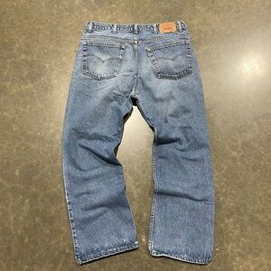 Vintage Levis 517 XX Jeans Men Size 42x30 Red Batwing 1989 Flare Bootcut